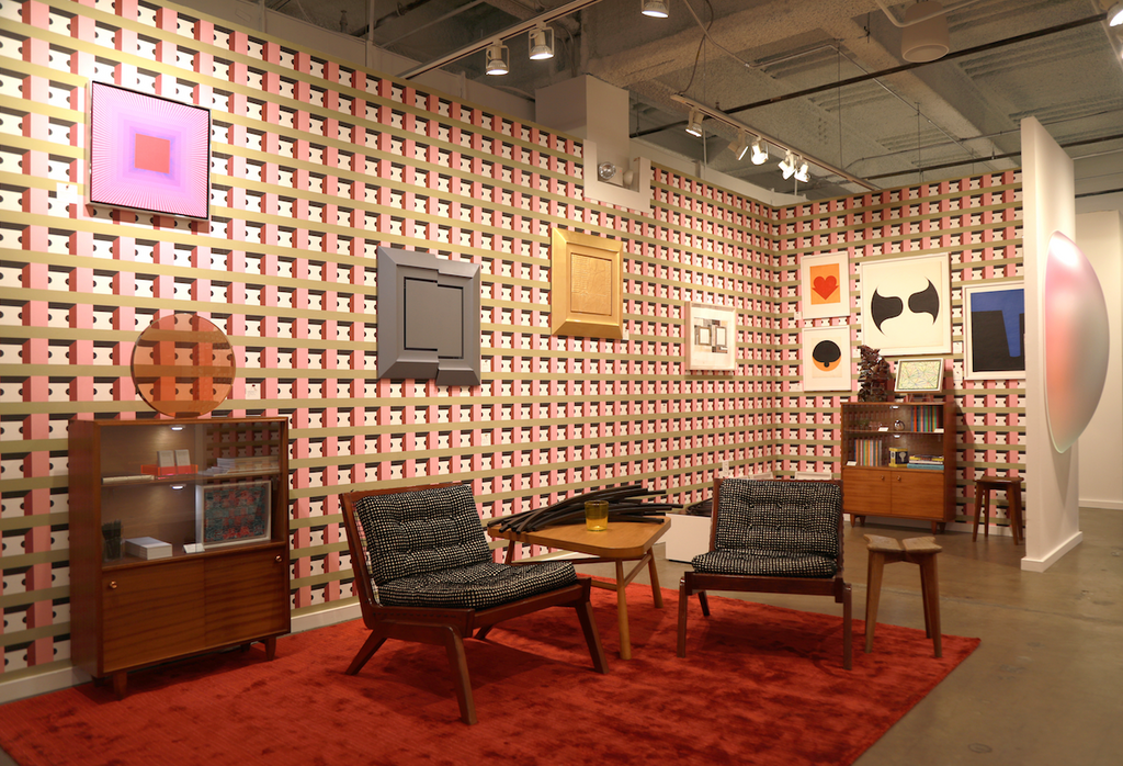 CoopDPS Wallpaper at Dallas Art Fair 2018