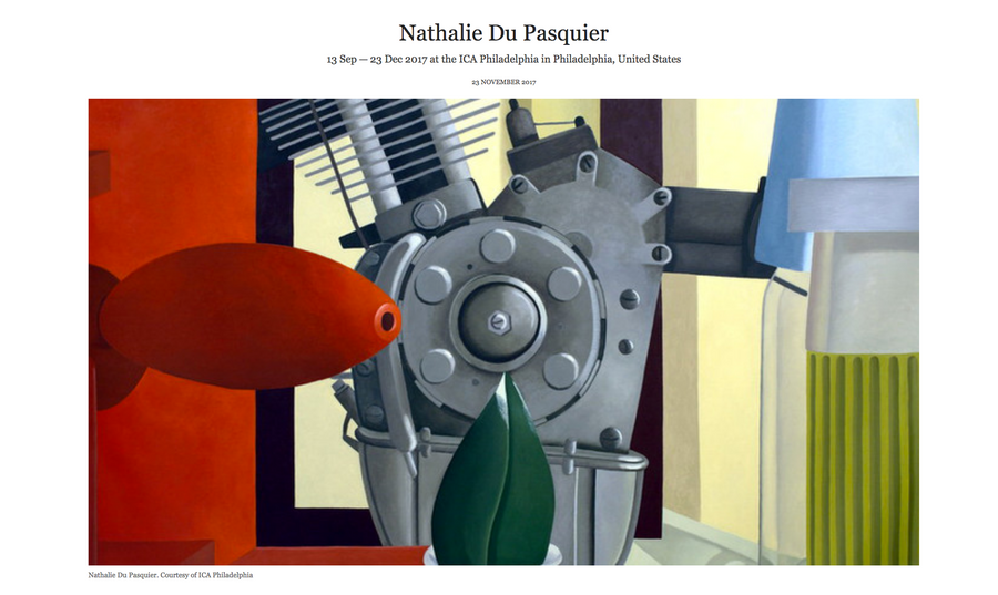 ICA - Nathalie Du Pasquier