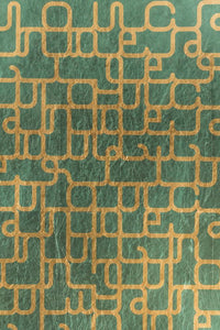 A 24K Poem col. Turquoise reversed