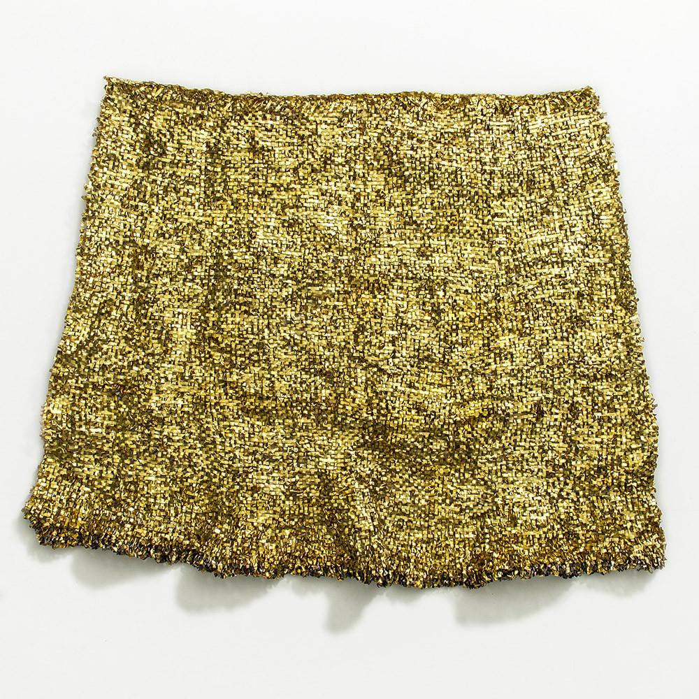 Brass Metal Tapestry By Dorothy Fischer