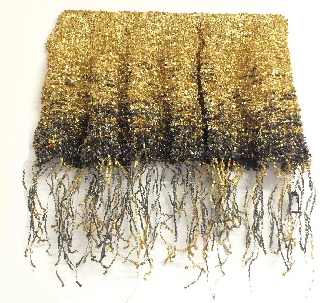Brass Metal Tapestry By Dorothy Fischer