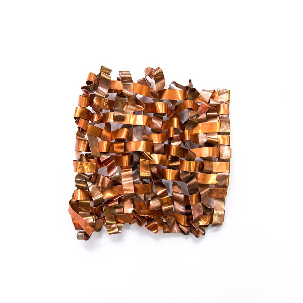 Bronze Metal Tapestry By Dorothy Fischer