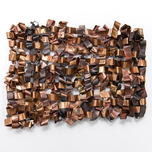 Bronze Metal Tapestry By Dorothy Fischer