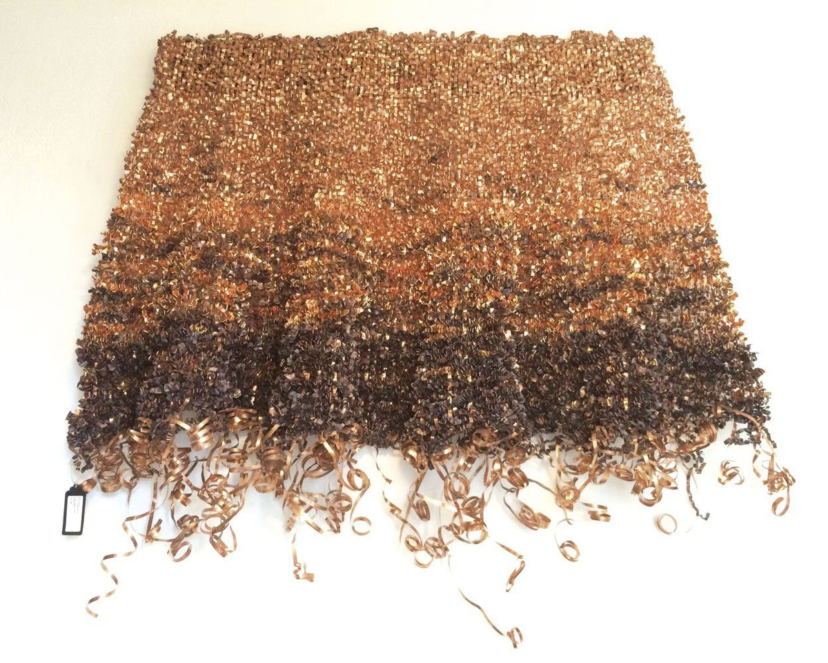 Cupper Metal Tapestry By Dorothy Fischer
